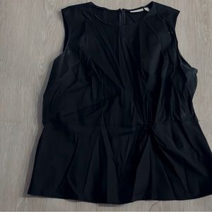 Halogen black shot sleeve top XL